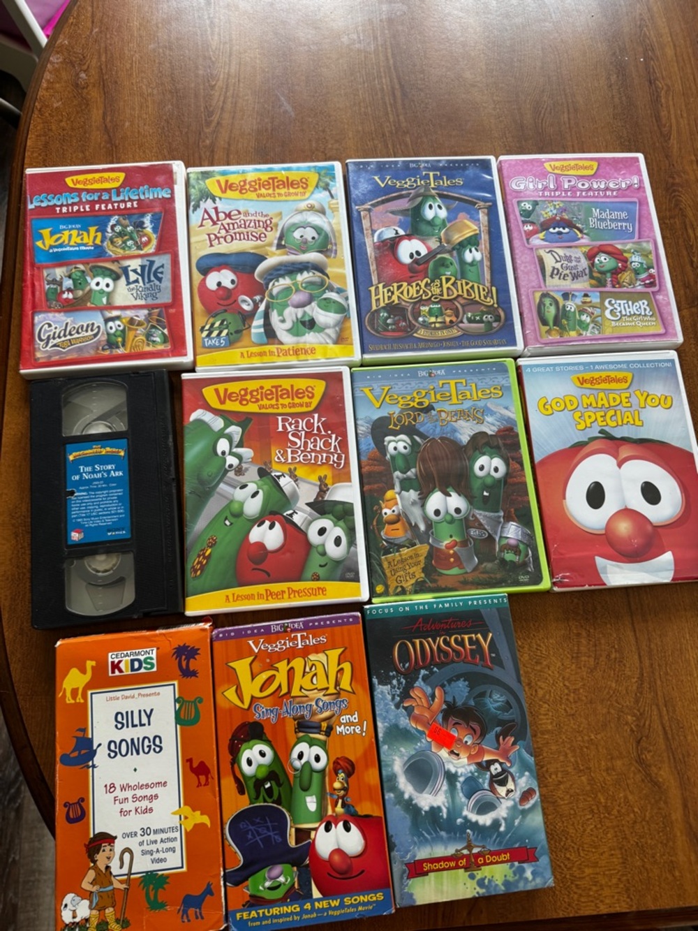 VeggieTales VHS Lot - Colorful Kids Classics